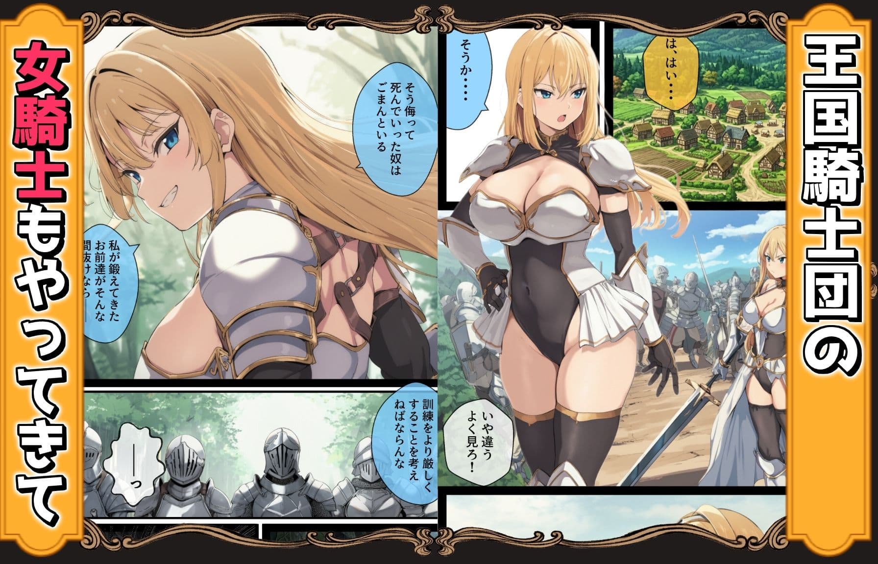 ゴブリン姦〜強いメスも弱いメスも誰もが皆孕み袋〜 サンプル 5