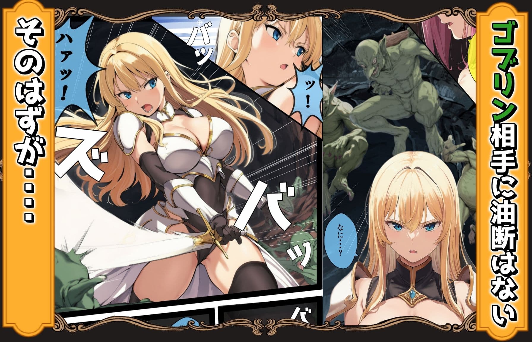 ゴブリン姦〜強いメスも弱いメスも誰もが皆孕み袋〜 サンプル 6