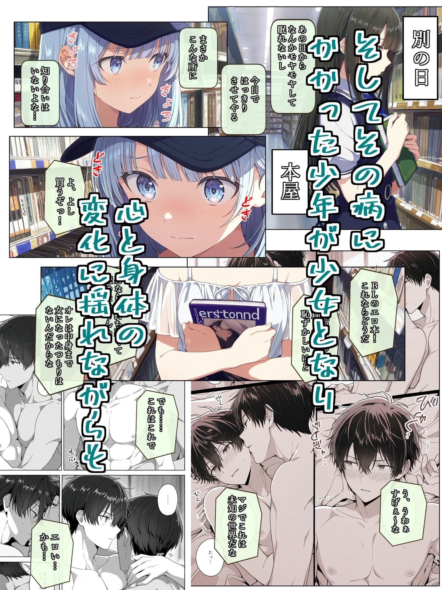 TSしたオレは親友と精神的BLに突入する！？ サンプル 2
