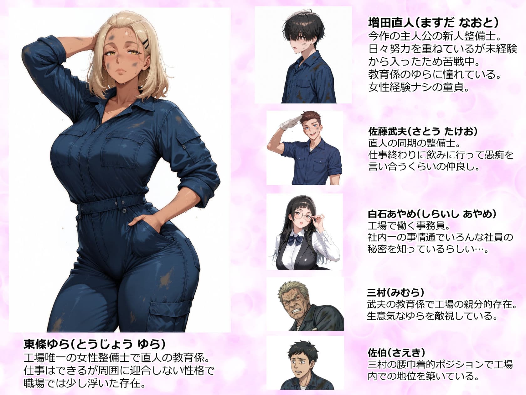 整備工場の爆乳ギャル先輩が実はエロ配信者だった話 〜新人整備士の俺だけが知る彼女の秘密〜 サンプル 1