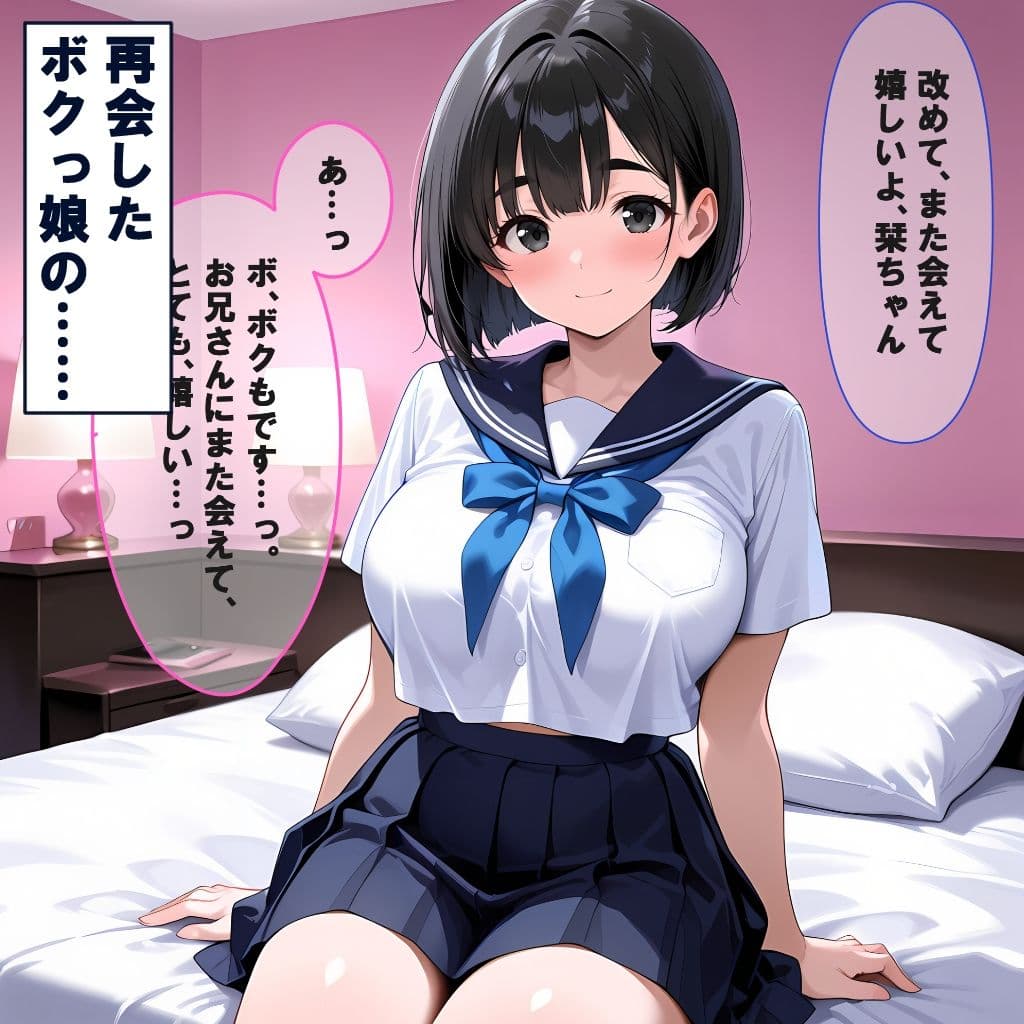 逆ナンしてきたボクっ娘とイチャラブセックスしちゃう話2 サンプル 1