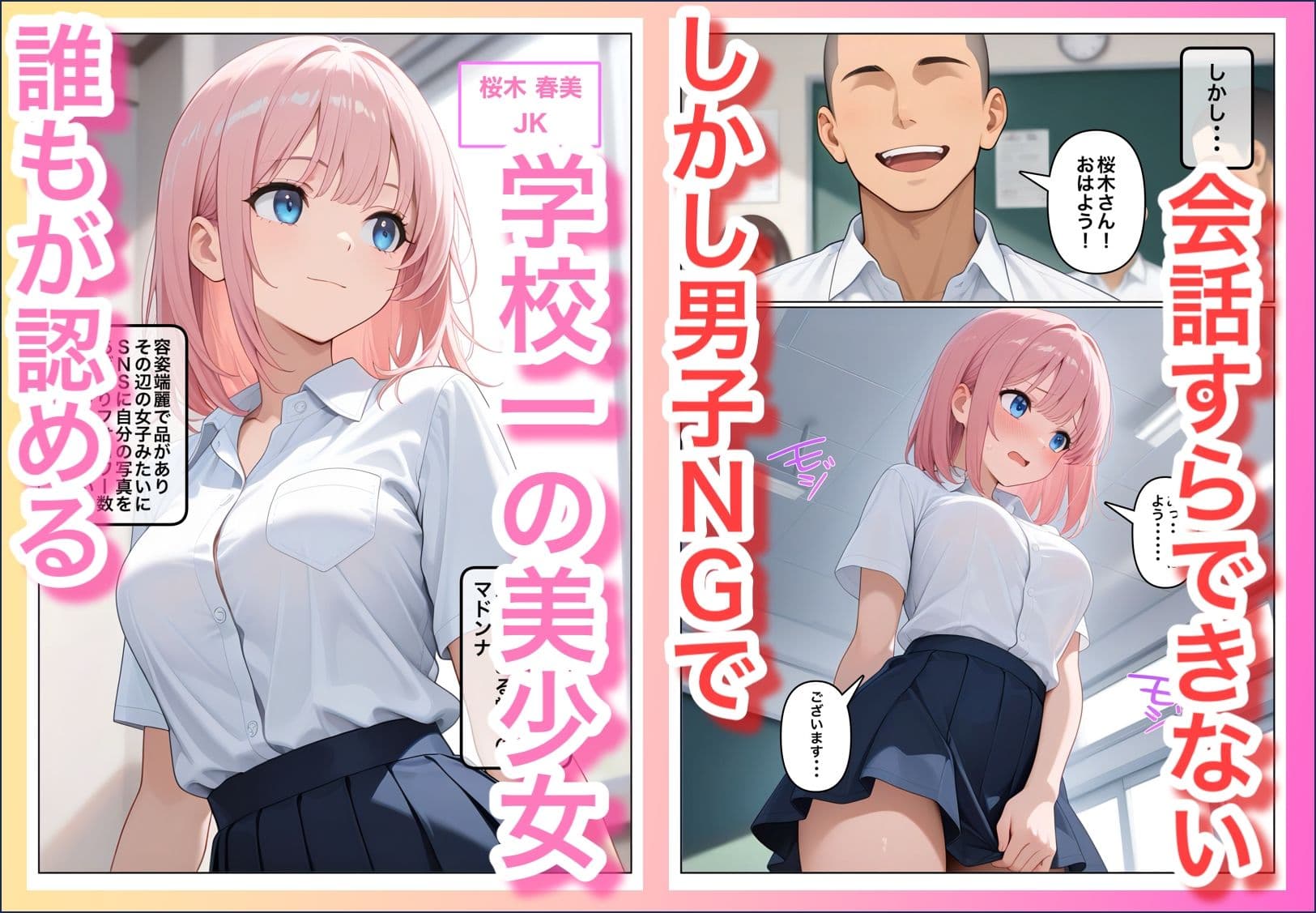 男子NGマドンナとヤルには不意打ち挿入しかなかった サンプル 1