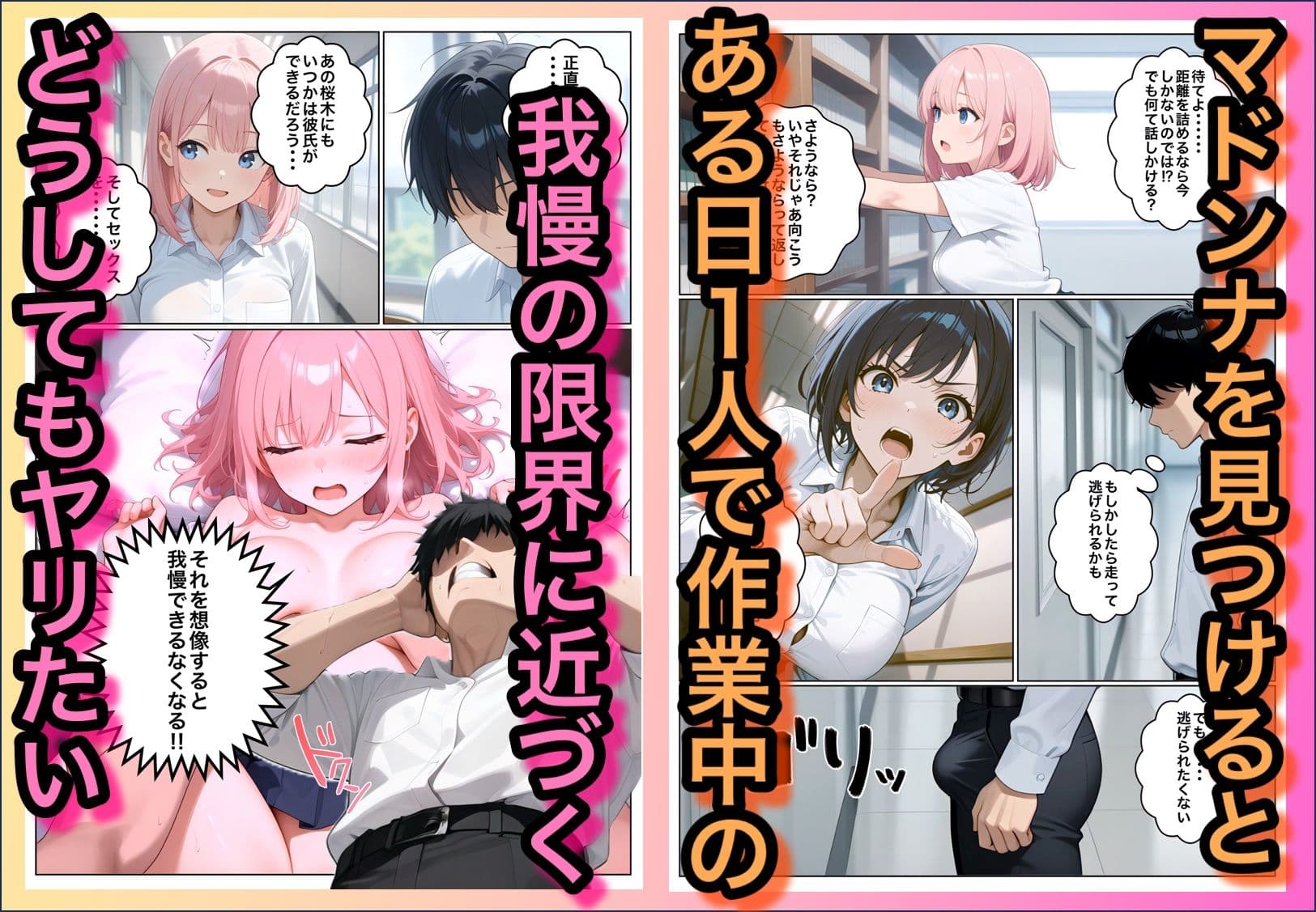 男子NGマドンナとヤルには不意打ち挿入しかなかった サンプル 2