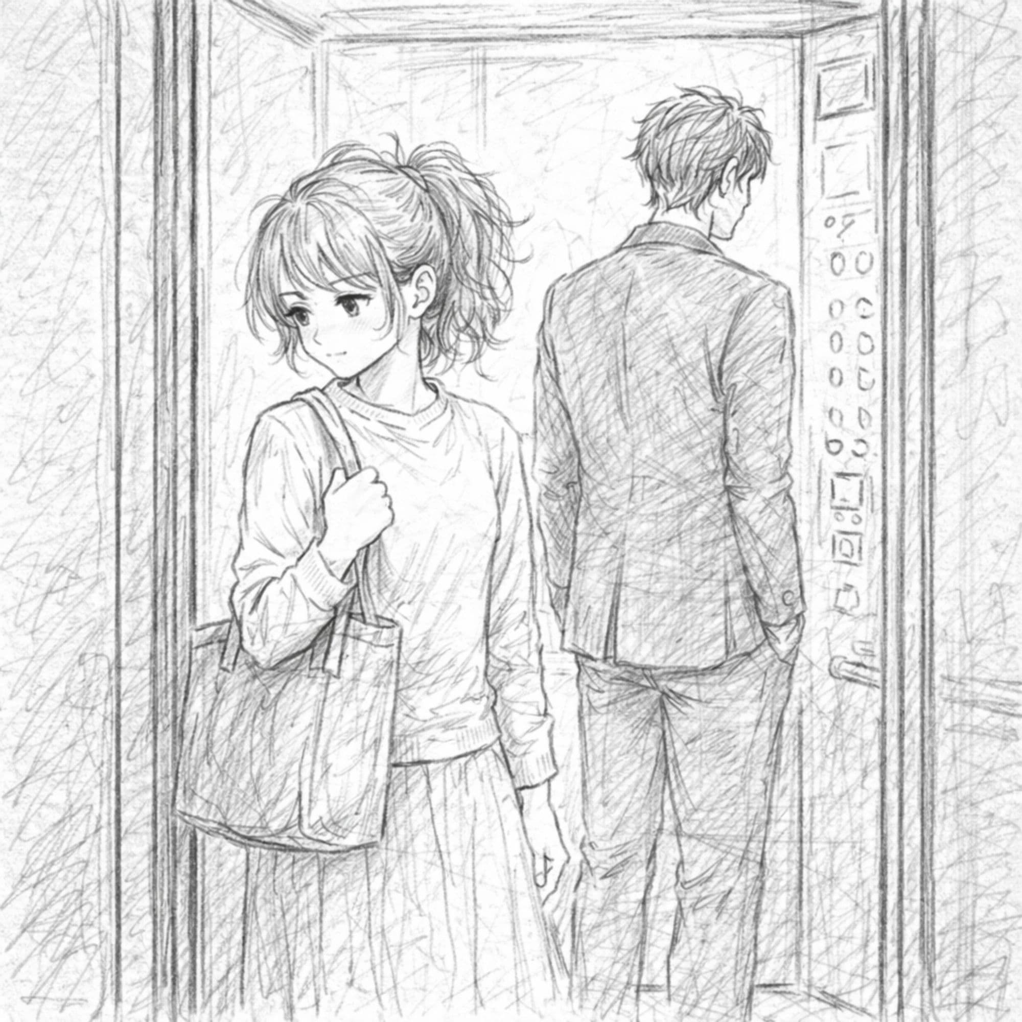 エレベーターで何度も会った男の部屋に入った夜 ―そのままの夜― サンプル 1