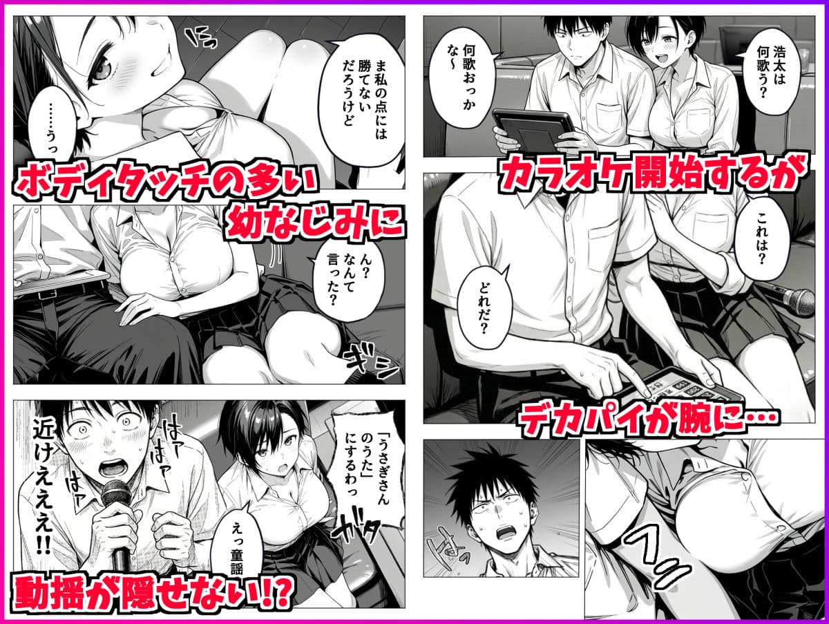 ボーイッシュ幼馴染と「セックスしないと出られない部屋」に閉じ込められて…中出しセックスしまくった話 サンプル 2