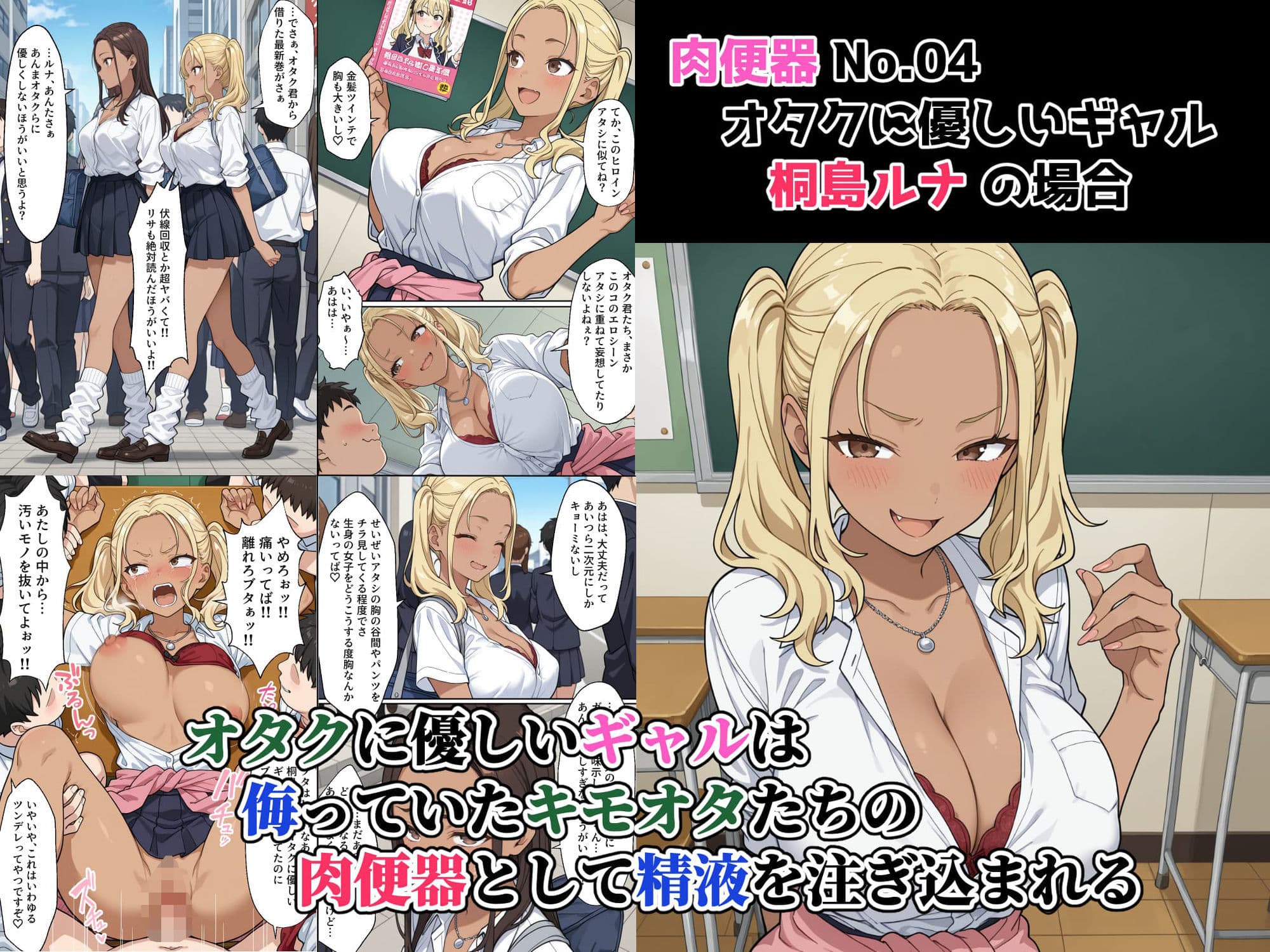 肉便器法の成立した世界で〜校内の好きな美少女を選んで肉便器にできる世界〜 サンプル 8