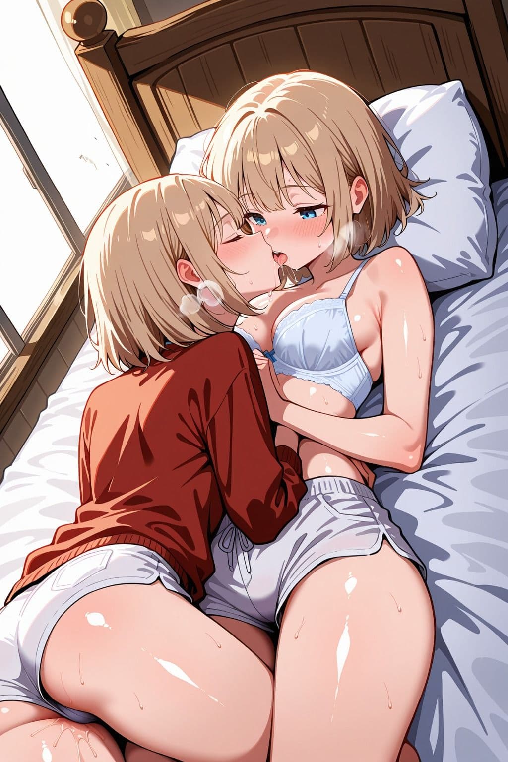 ノーパン双子の誘惑〜気持ちよさ2倍の絶頂〜 サンプル 9