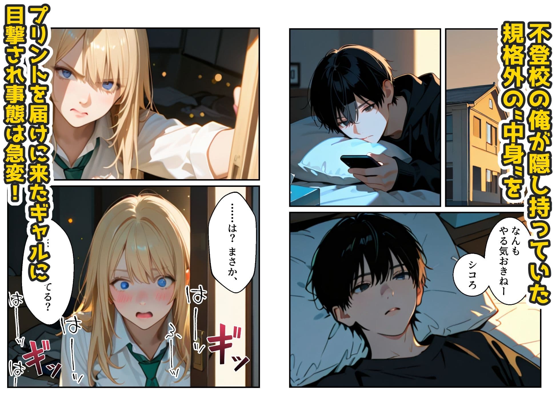 クラスの女子専用 ‘公共ディルド’になった俺。〜順番待ちの行列ができるひきこもり部屋〜 サンプル 1