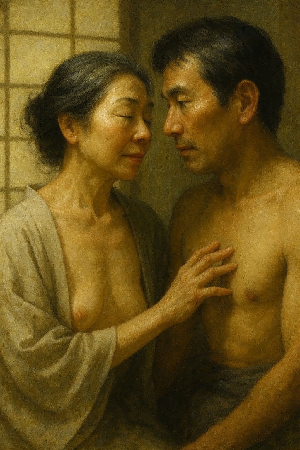 妙子と弘 4  朝の芯仕事──擦って、練って、通す サンプル 1