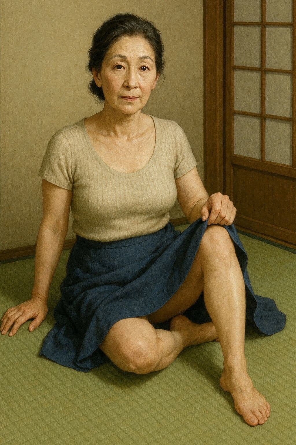 妙子と弘 4  朝の芯仕事──擦って、練って、通す サンプル 4