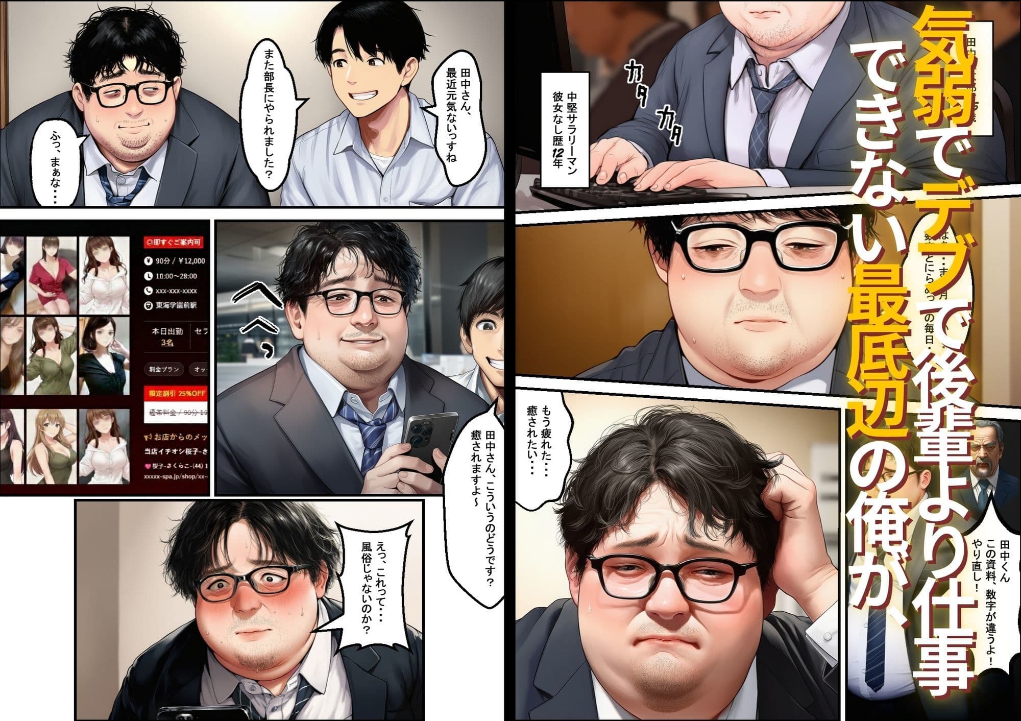 最底辺の俺がメンエスに沼って開花する話 サンプル 1