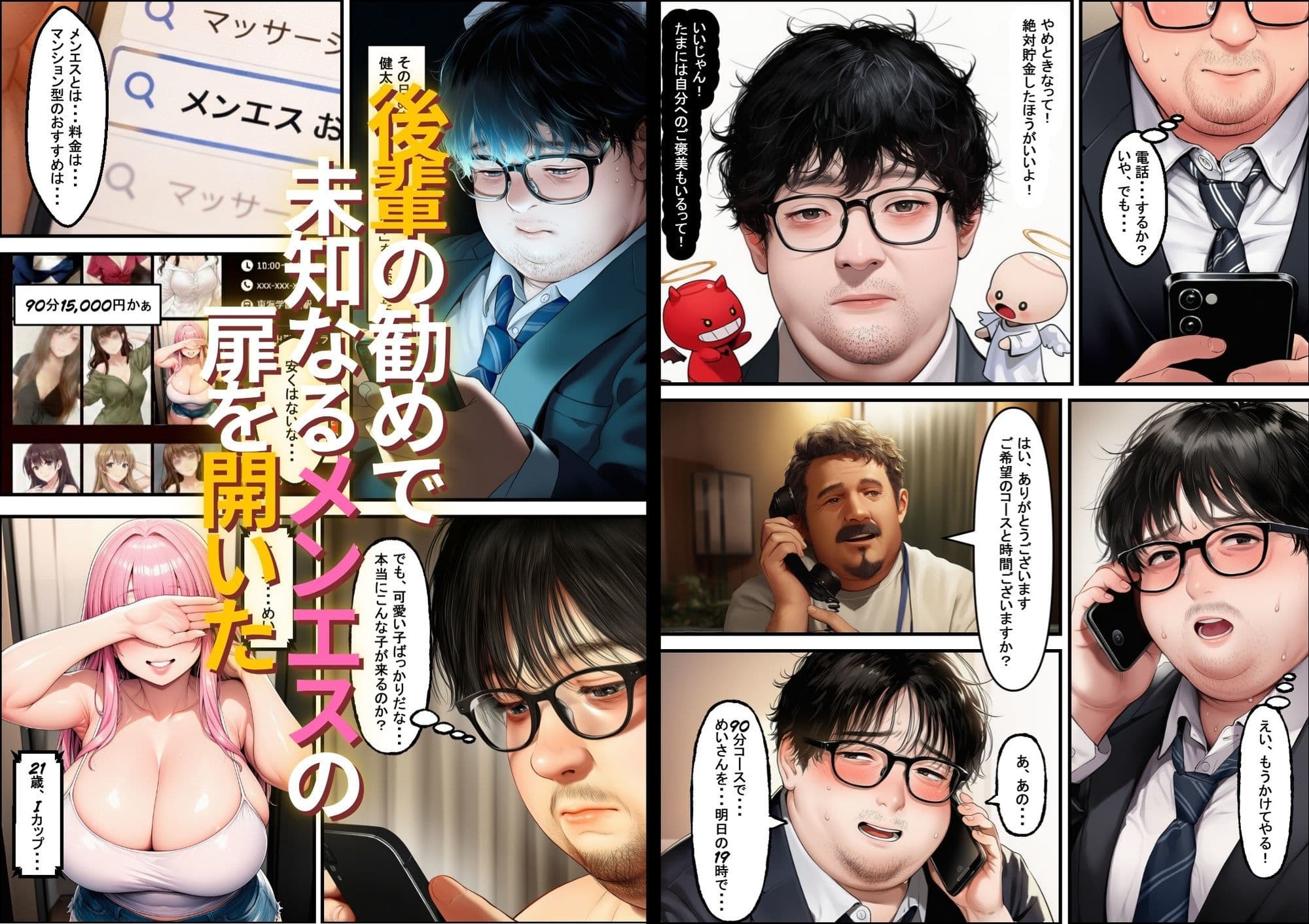 最底辺の俺がメンエスに沼って開花する話 サンプル 2