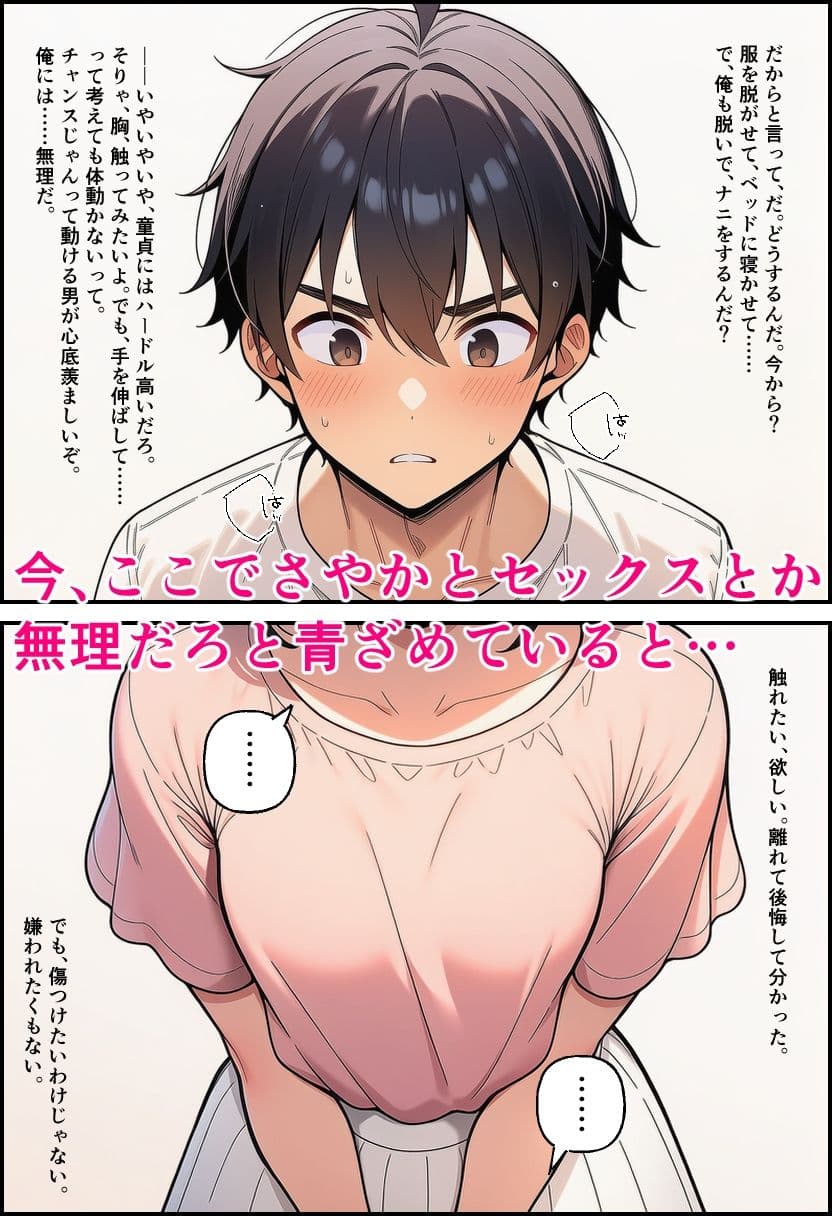 【本編130p】処女幼馴染とセックスしないと出られない部屋で幼馴染をやめるまで（はーと） サンプル 5