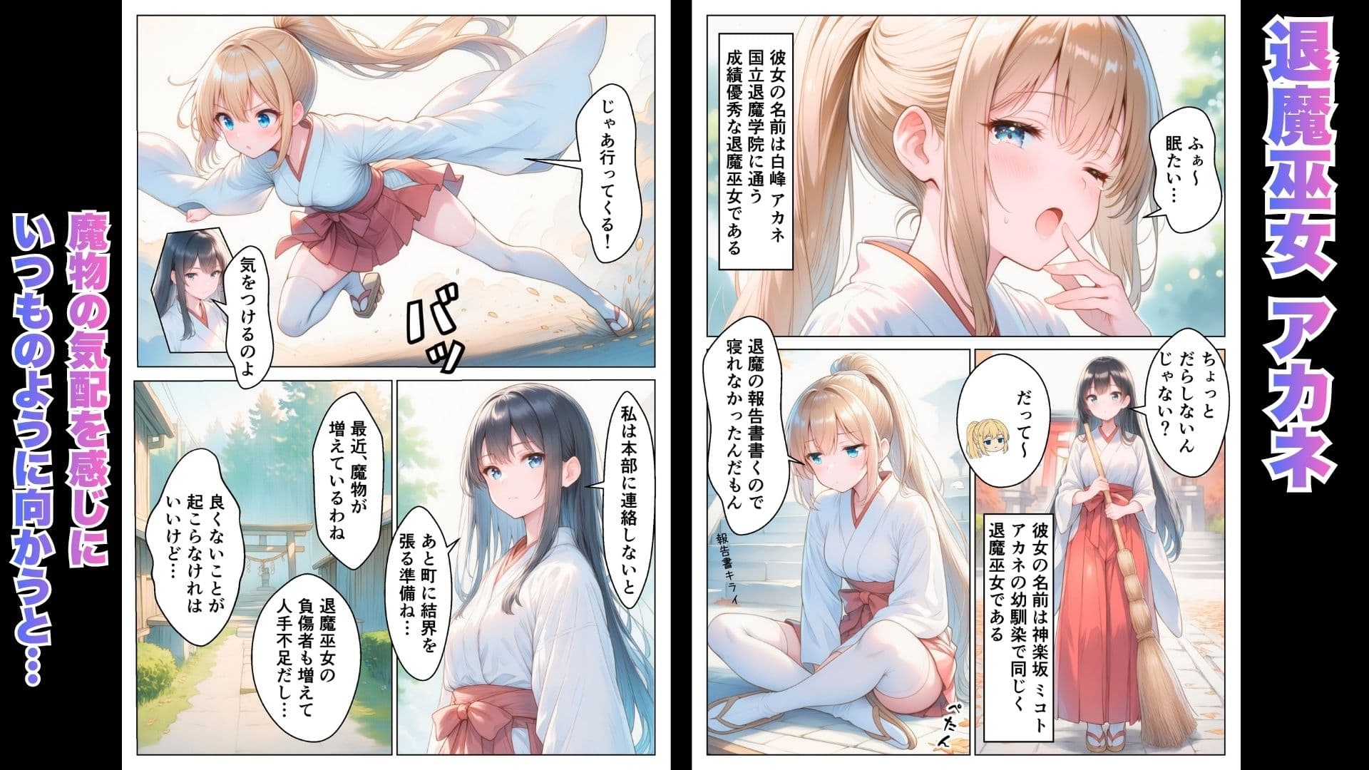 退魔巫女は敗北しました サンプル 1