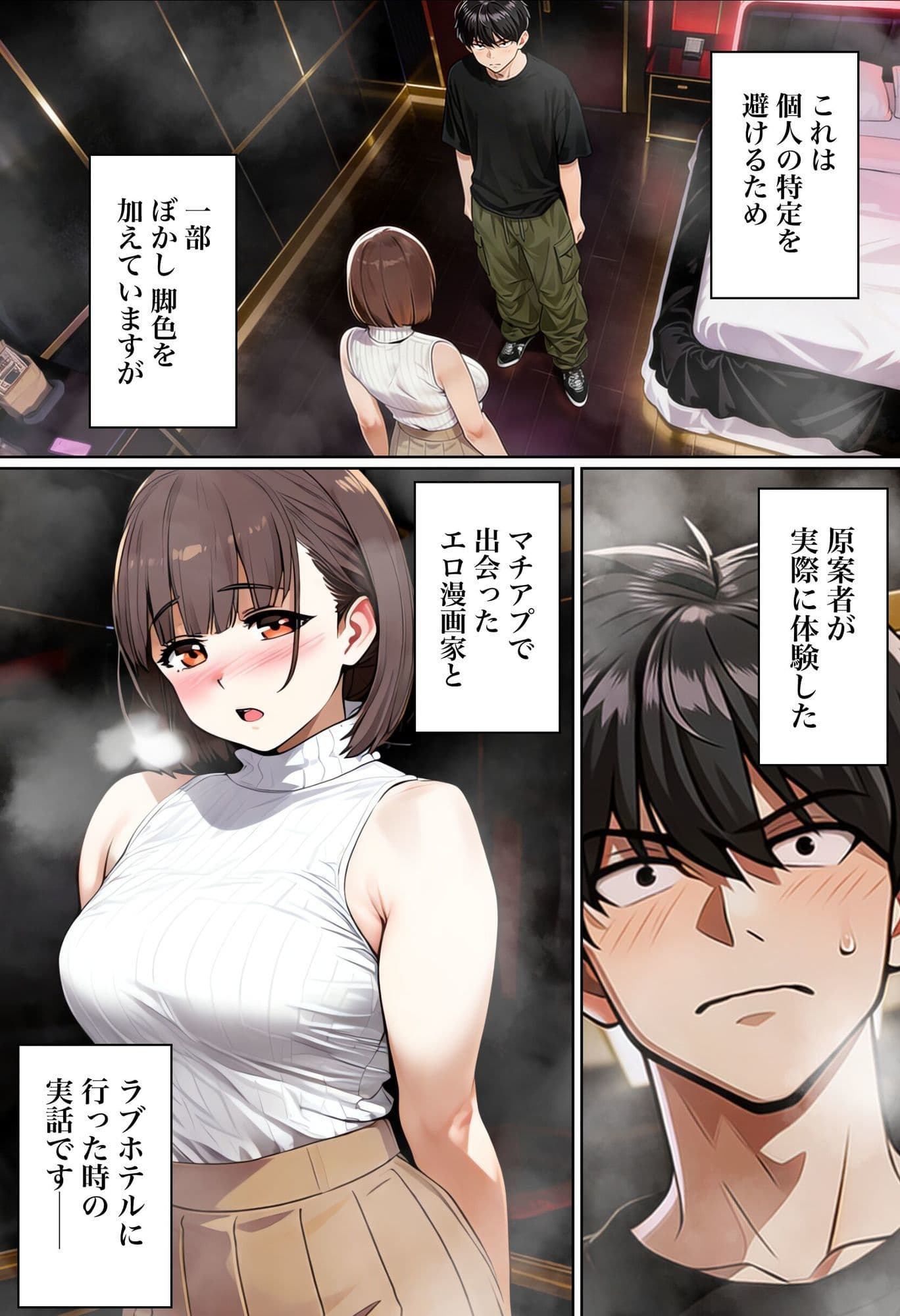 【実話】マチアプでコミケ帰りのムチムチ女エロ漫画家とマッチして、エロ漫画みたいなセックスした話www サンプル 2