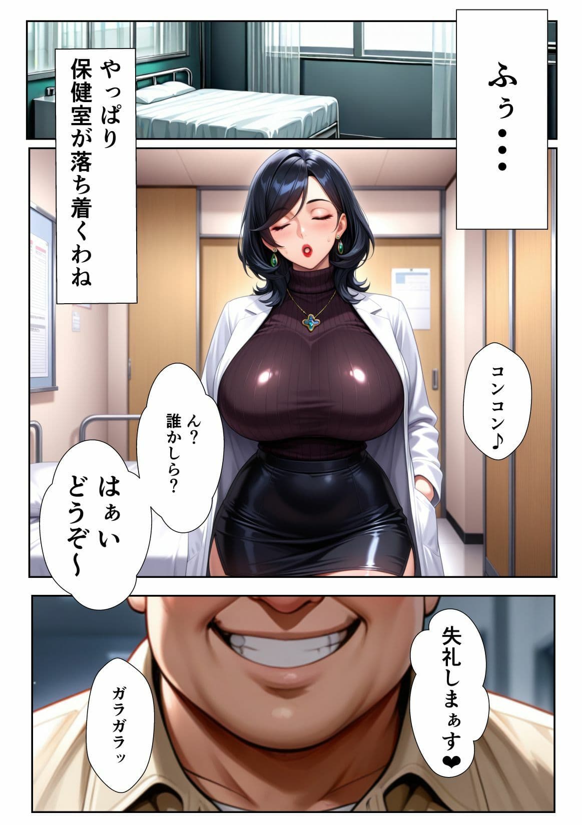 極上エロボディ先生を催●アプリで常識改変して自分専用のオナホにする話 〜御法川涼子先生編〜 サンプル 4