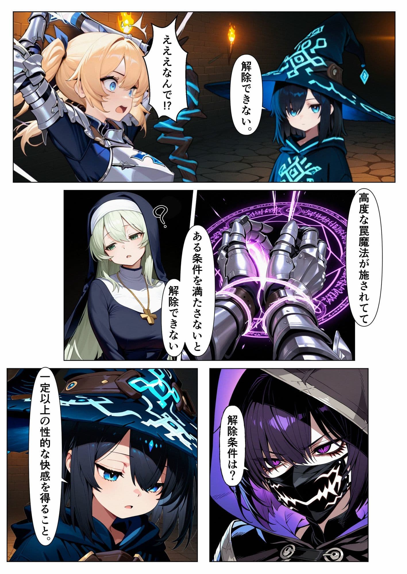 ダンジョンの罠は快楽でしか解除できないッ！？〜パシリの俺と格上女だけのパーティ〜 Trap.1 サンプル 3