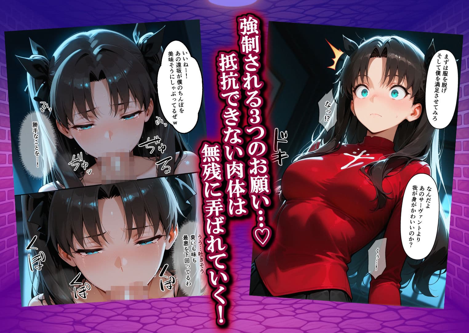 弱みを握られ製奴● 肉便器にされアヘ顔快楽地獄 魔術師編 サンプル 3