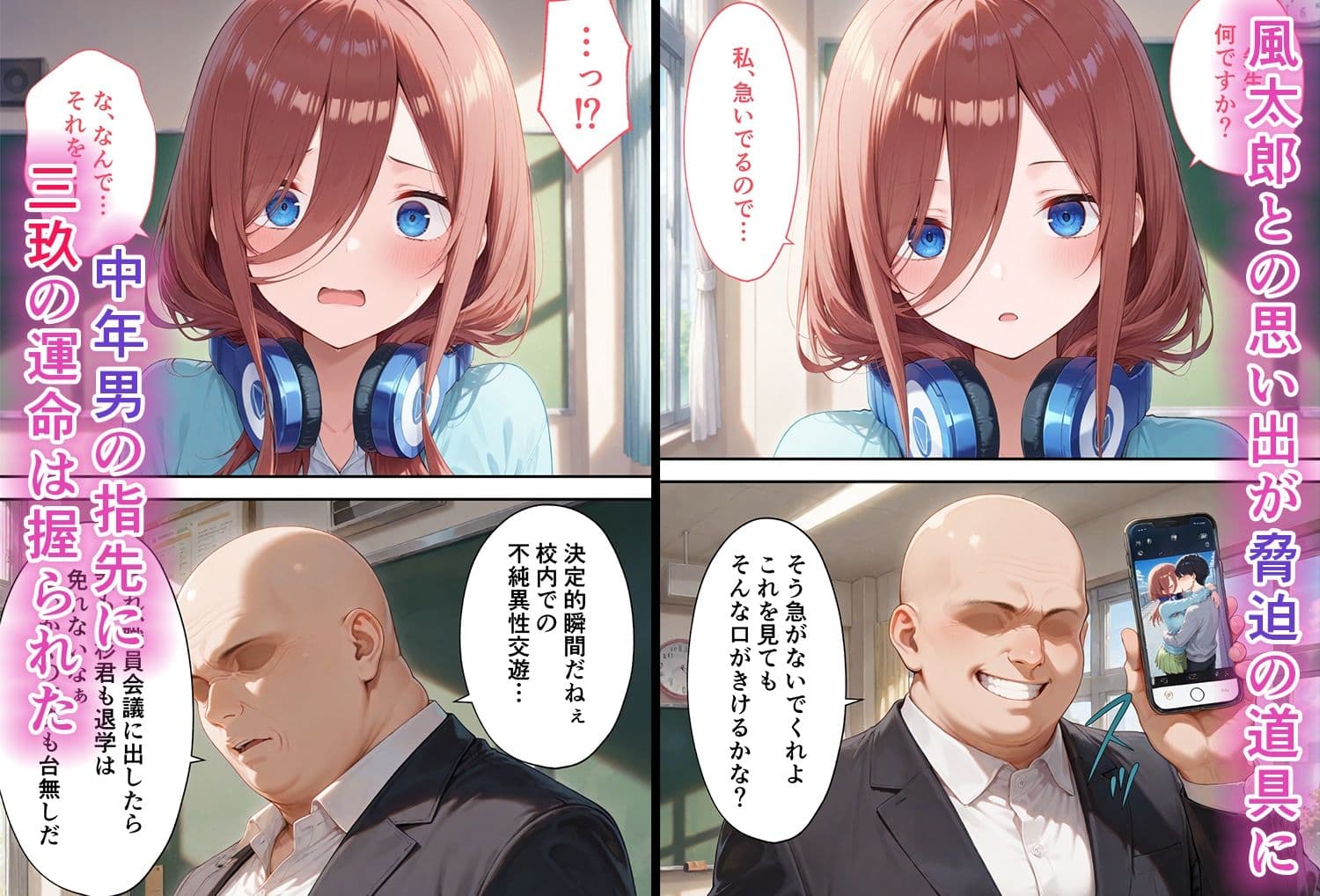 弱みを握られた俺の彼女が寝取られ堕ちるまで 三玖編 サンプル 2