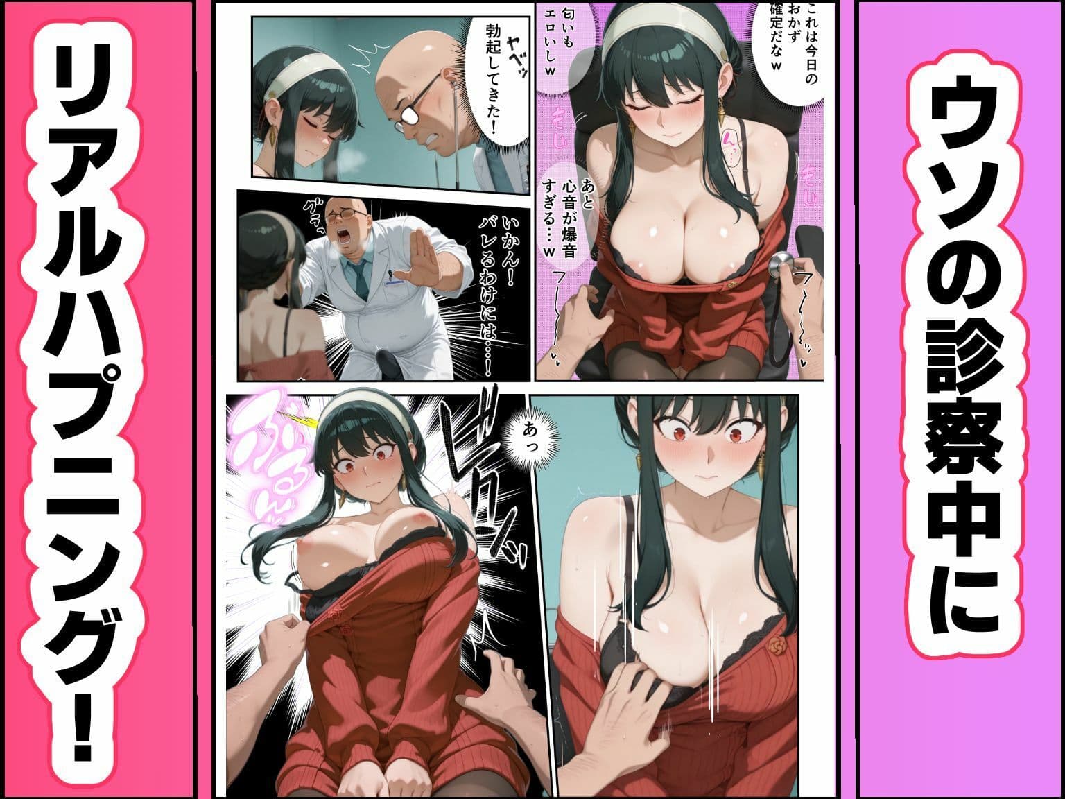 （偽）人妻が仕事帰りに立ち寄った医院で処女喪失 サンプル 3