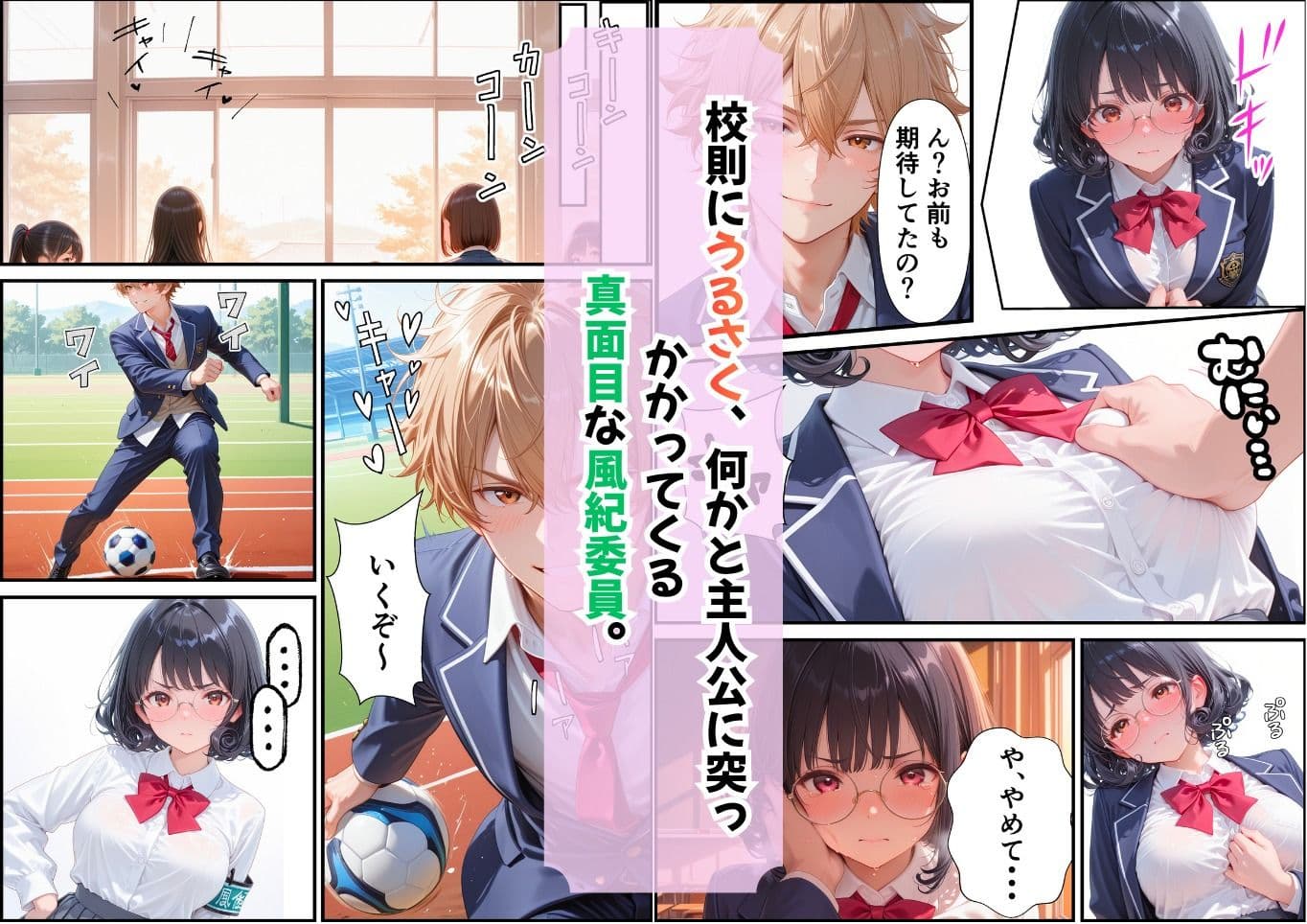 うるさい風紀委員をチャラ男が従順な彼女にするまで サンプル 1