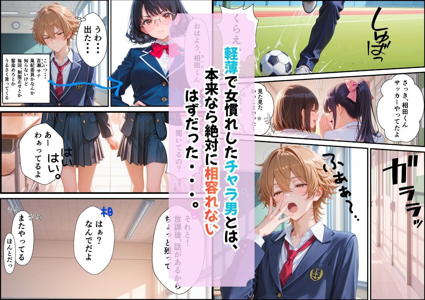 うるさい風紀委員をチャラ男が従順な彼女にするまで サンプル 2