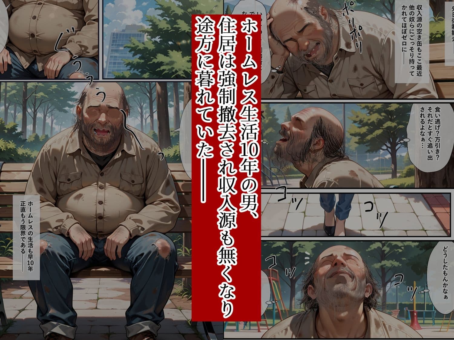 ホームレスレ〇プ サンプル 1