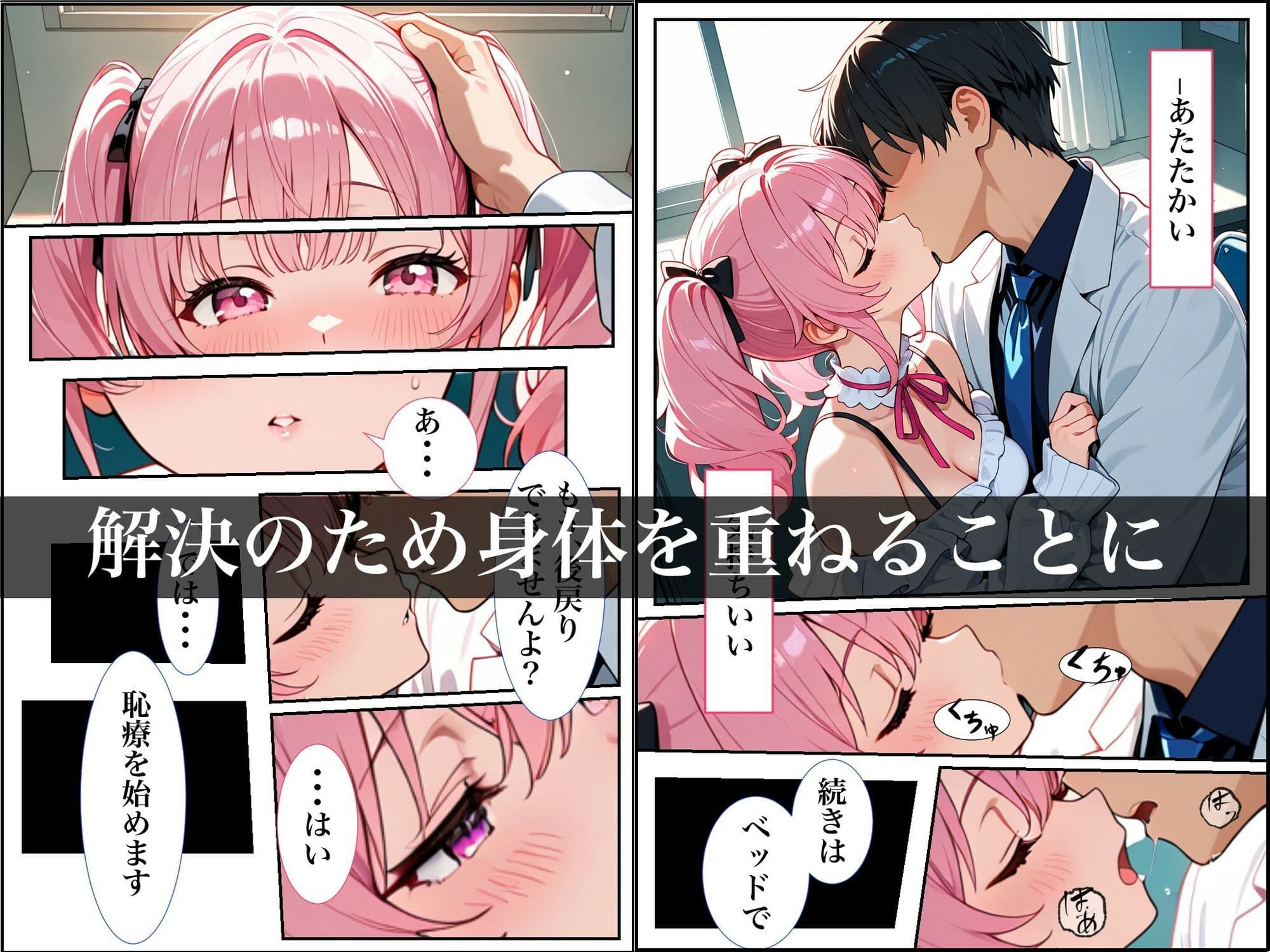 女の子が抱える悩みをいちゃラブSEXで解決する話  恥療室〜来栖桃華〜 サンプル 3