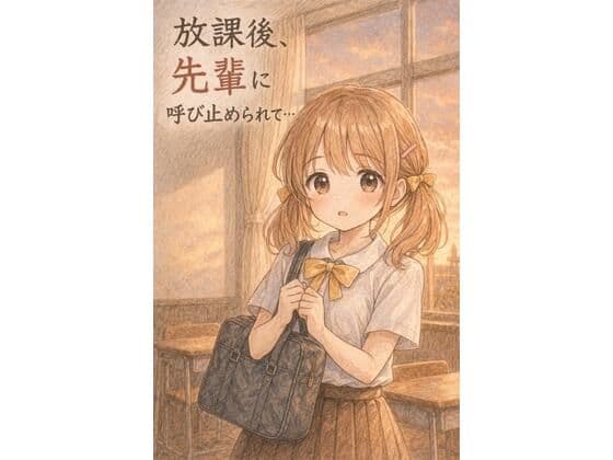 放課後、先輩に呼び止められて、、、