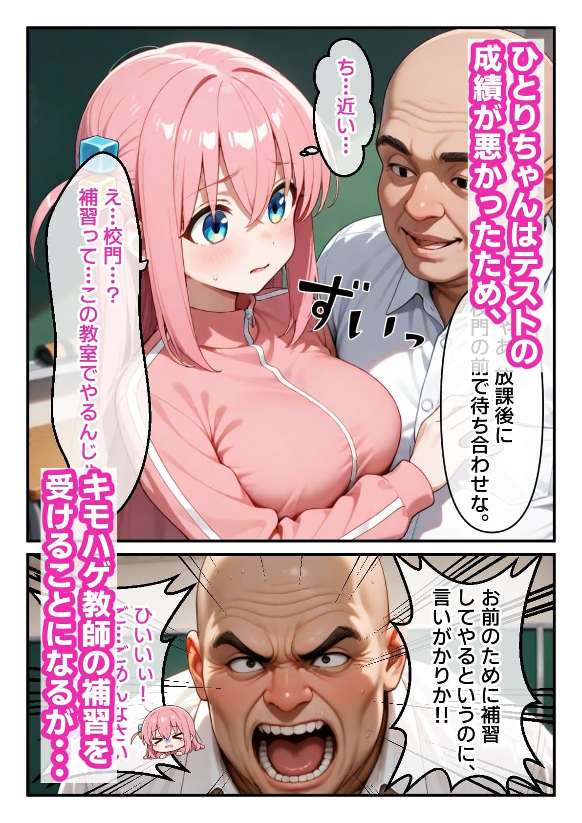 ひとりちゃんはキモハゲ教師の言いなり性奴● サンプル 1