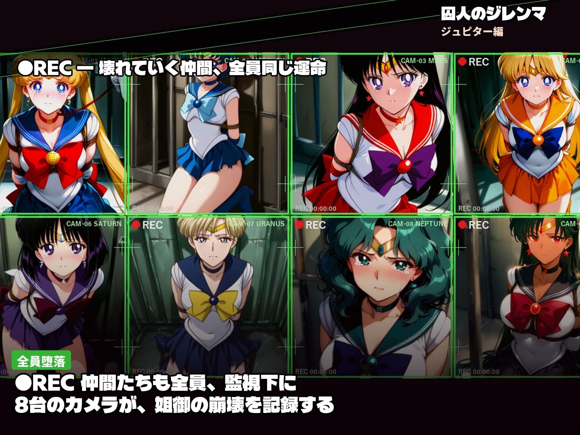囚われたセーラーヒロイン  囚人のジレンマ  セックスマシンに抗うポニテ戦士【漫画版・雷編】 サンプル 10