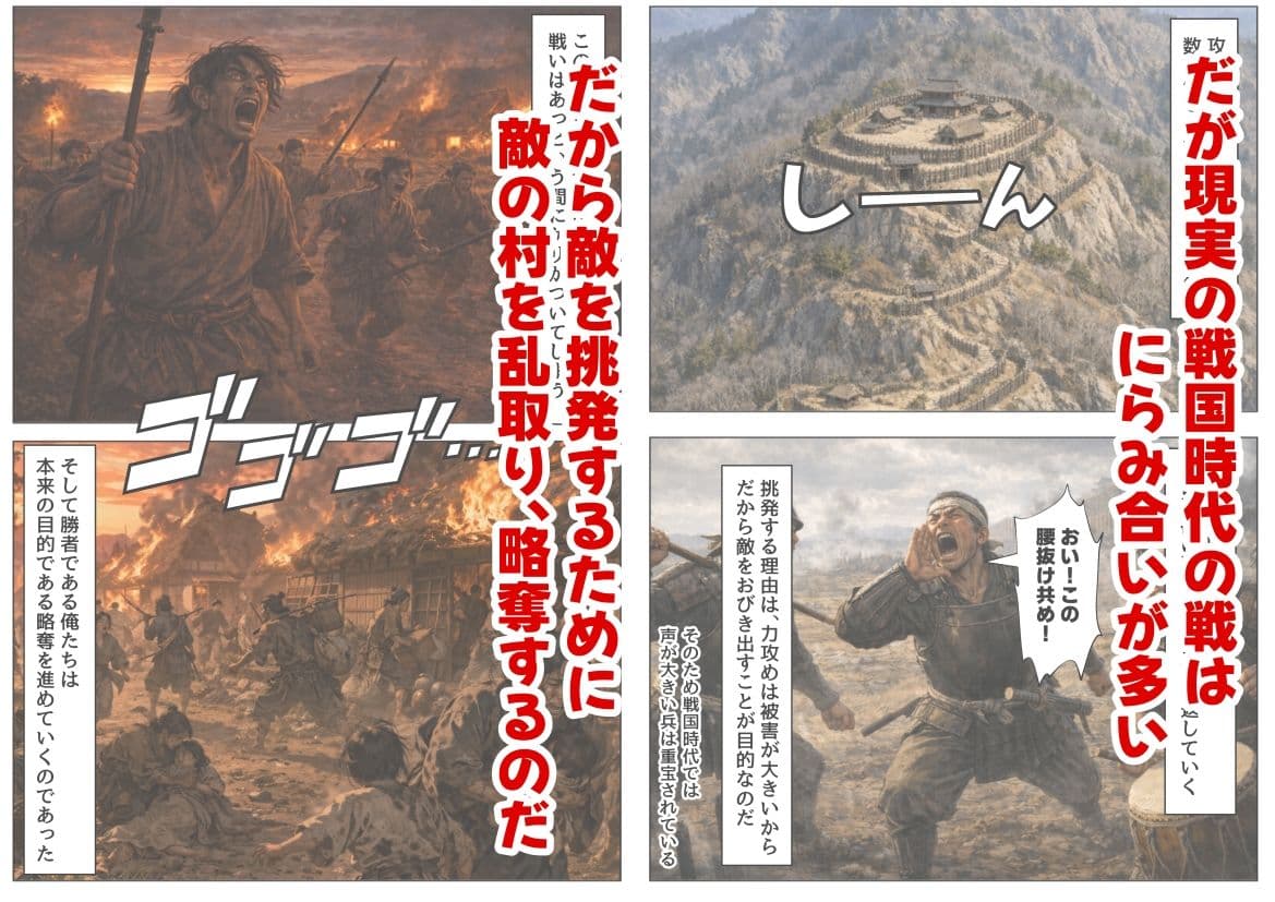 《戦の乱取り（略奪）》 戦国時代の農村に俺が転生したら、エロすぎた史実の話 サンプル 3