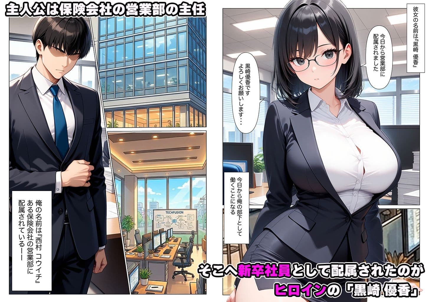 セックスレスで性欲爆発寸前の僕が真面目な新卒社員に射精管理されてしまう話 サンプル 2