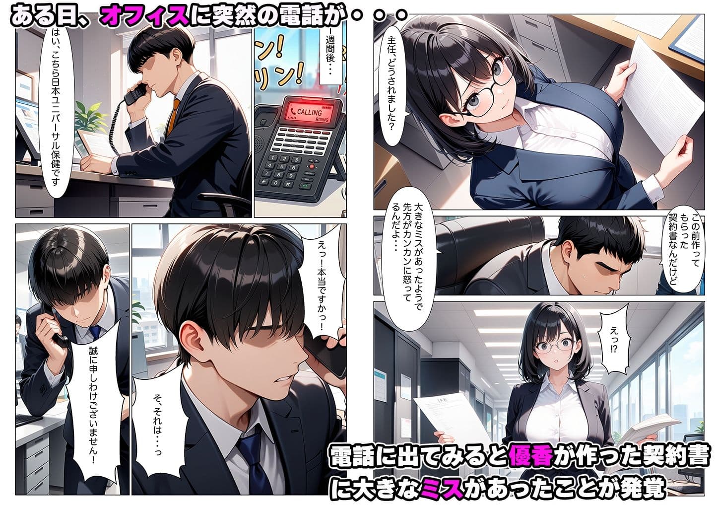 セックスレスで性欲爆発寸前の僕が真面目な新卒社員に射精管理されてしまう話 サンプル 4