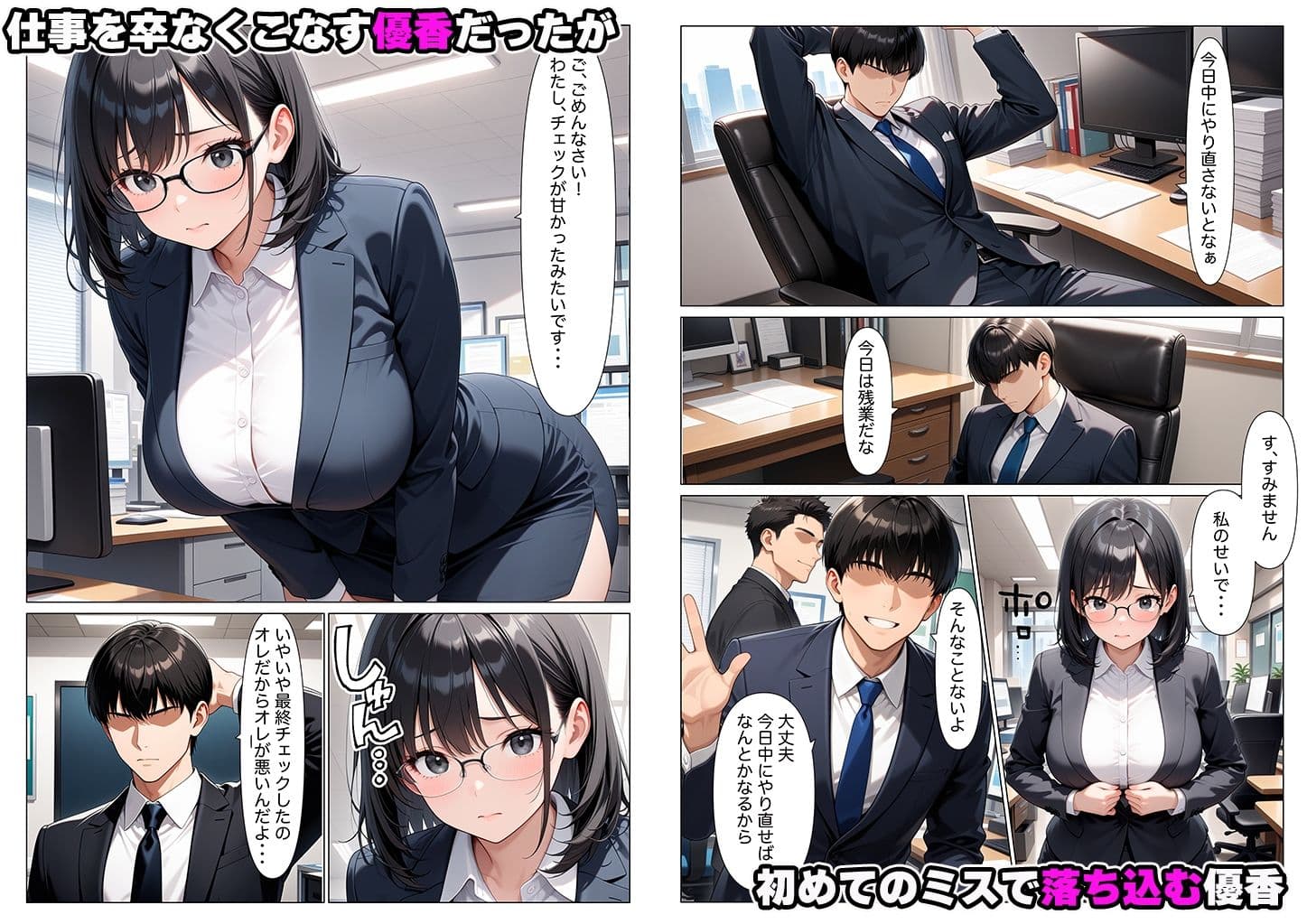 セックスレスで性欲爆発寸前の僕が真面目な新卒社員に射精管理されてしまう話 サンプル 5