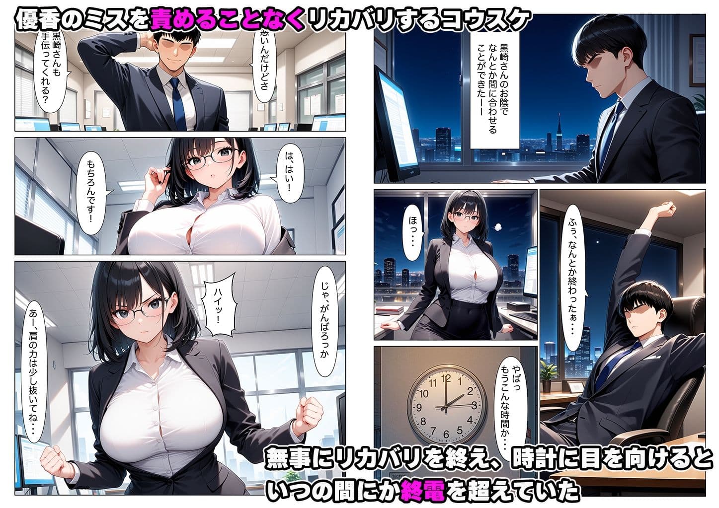 セックスレスで性欲爆発寸前の僕が真面目な新卒社員に射精管理されてしまう話 サンプル 6