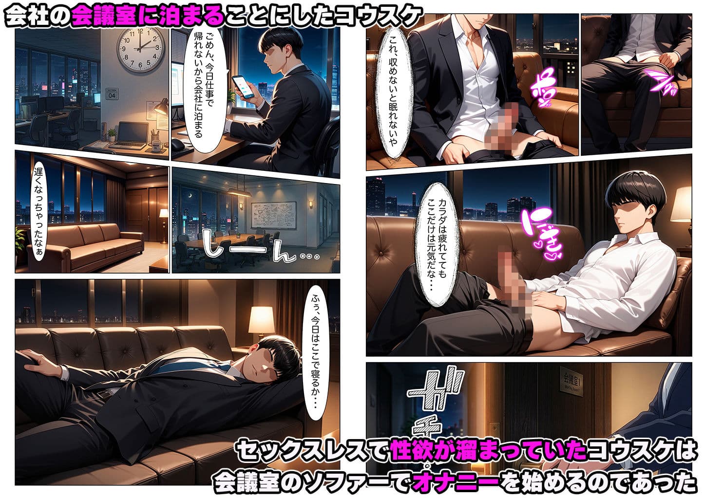 セックスレスで性欲爆発寸前の僕が真面目な新卒社員に射精管理されてしまう話 サンプル 7