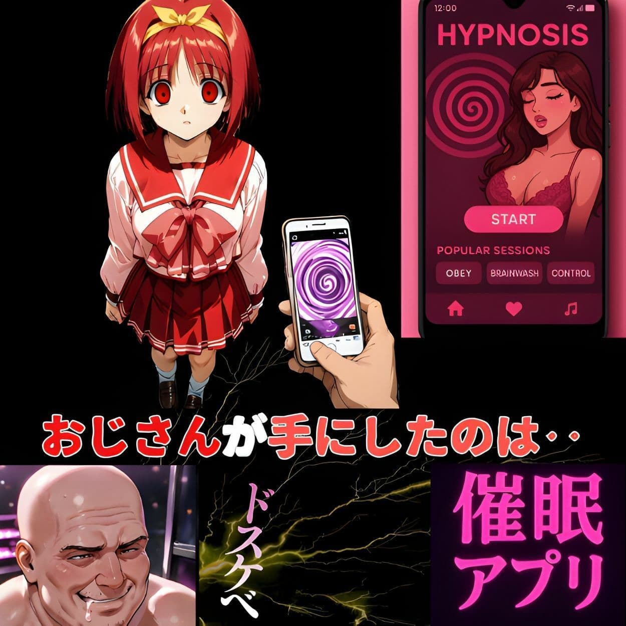 知らない顔をするあかり―催●アプリで変えられた幼なじみ サンプル 1