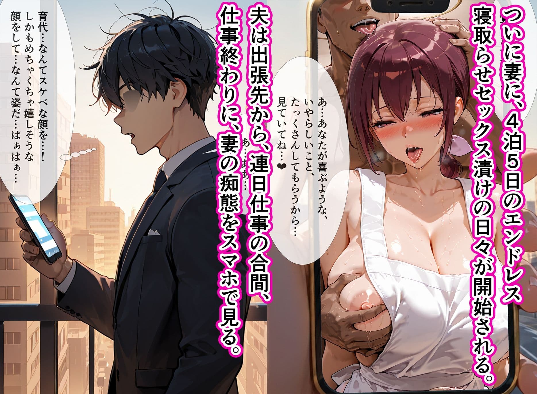 育代ママ、ED夫のために一肌脱ぎます！vol.04〜夫の出張中4泊5日寝取らせプレイで脳破壊〜 サンプル 4