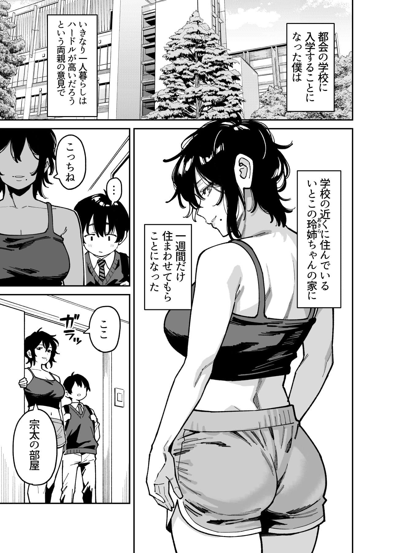 いとこの姉ちゃんのおっぱいもんだらえっちすることになった話。 サンプル 2