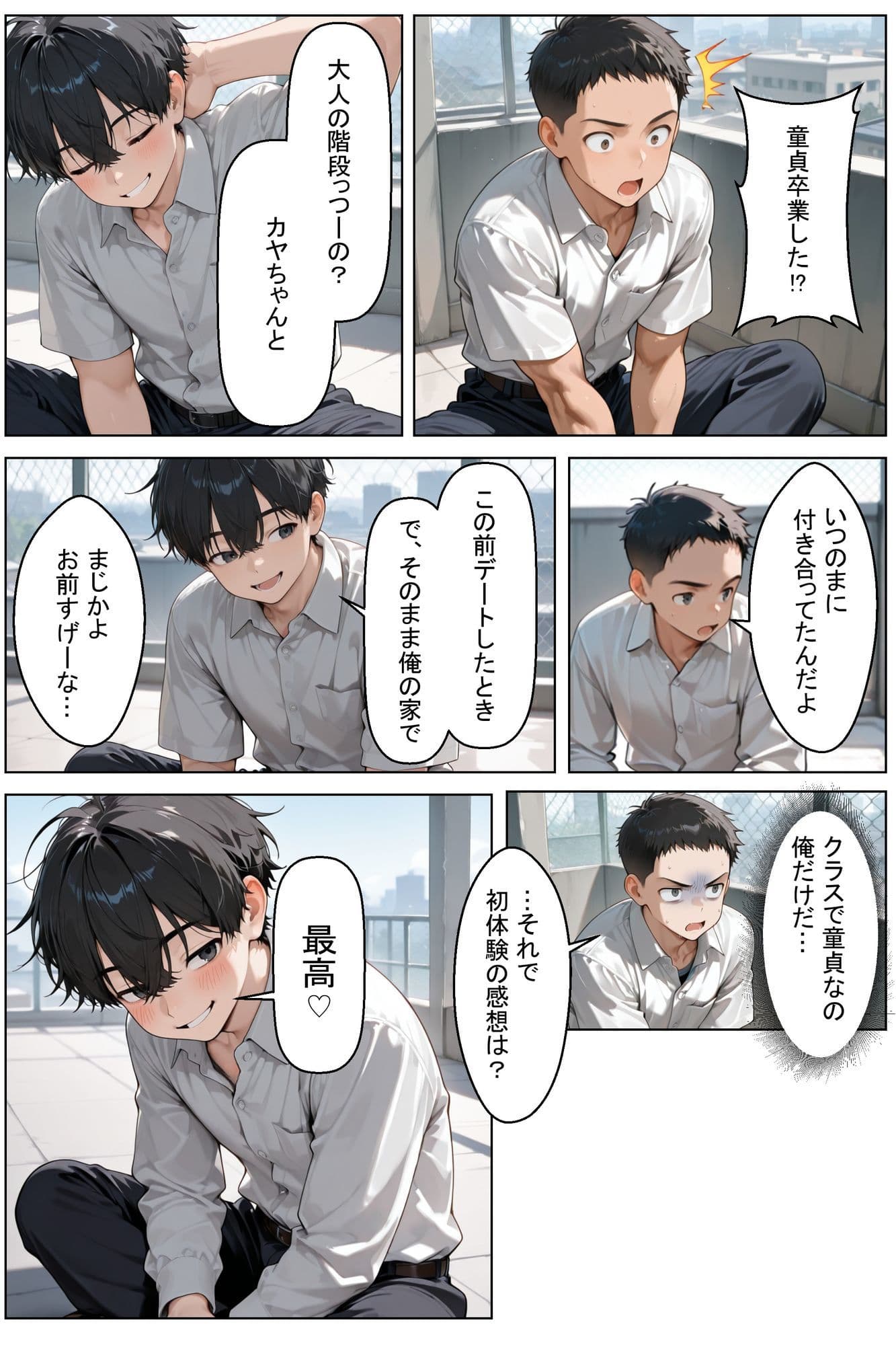初めてできた彼女は巨乳のクラスメイトでした サンプル 1