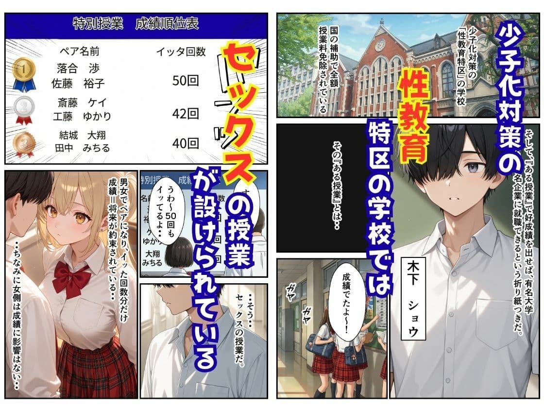 イケないダウナーギャル性教育授業で完堕ちさせないと卒業できない話 サンプル 1