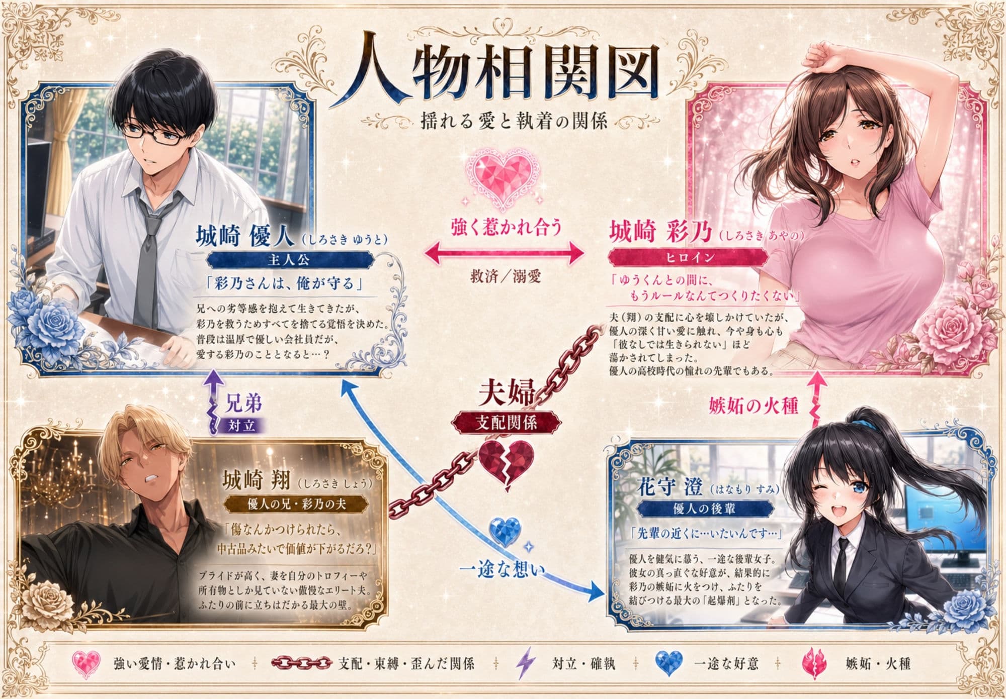 兄さん、あなたの妻は…俺が貰います。2 〜鳥かごの中の巨乳清楚義姉が純愛濃厚セックスで「妻の顔」を捨てた全記録〜 サンプル 1