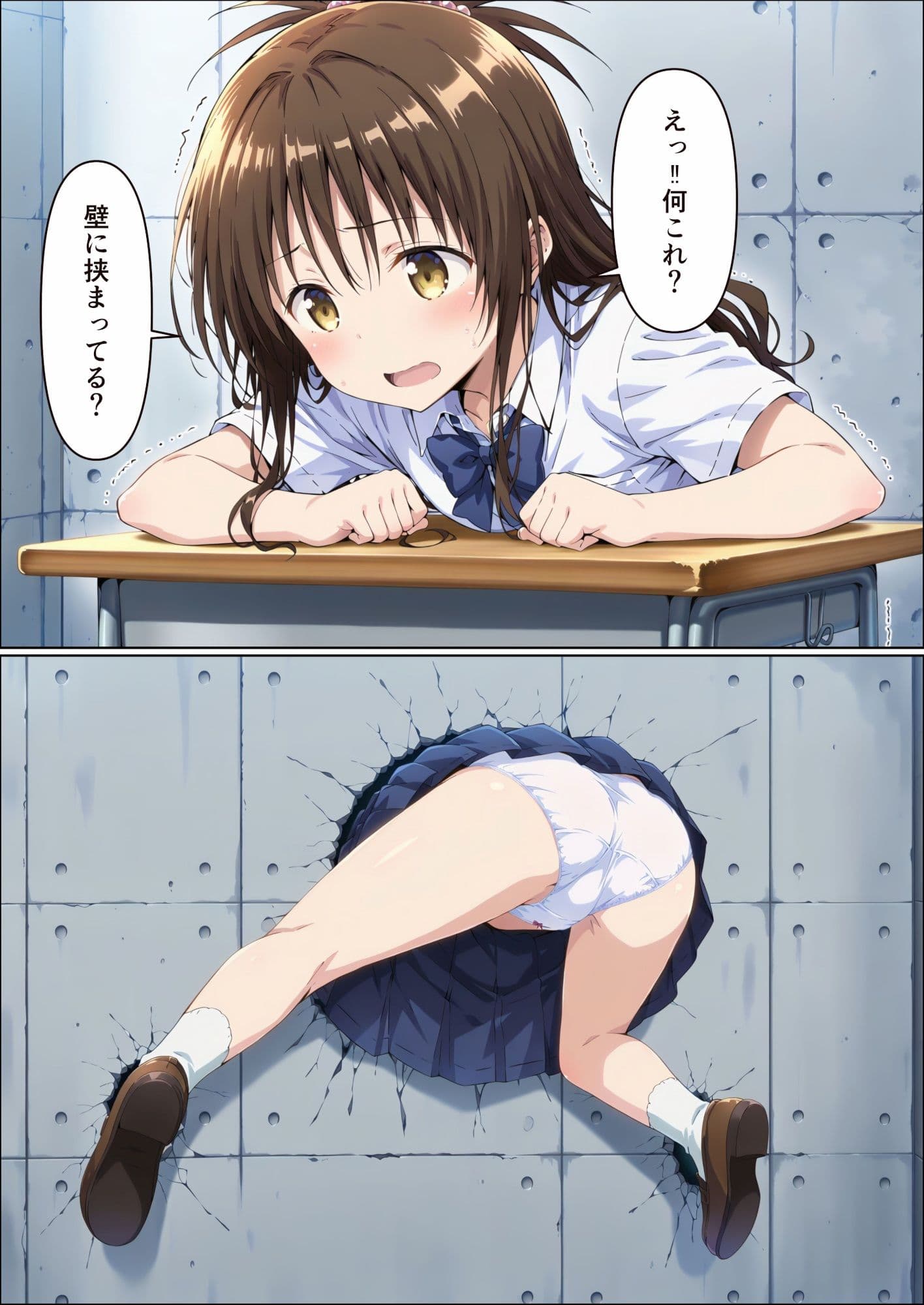 壁越しにエッチな物理実験をされる話！ サンプル 3