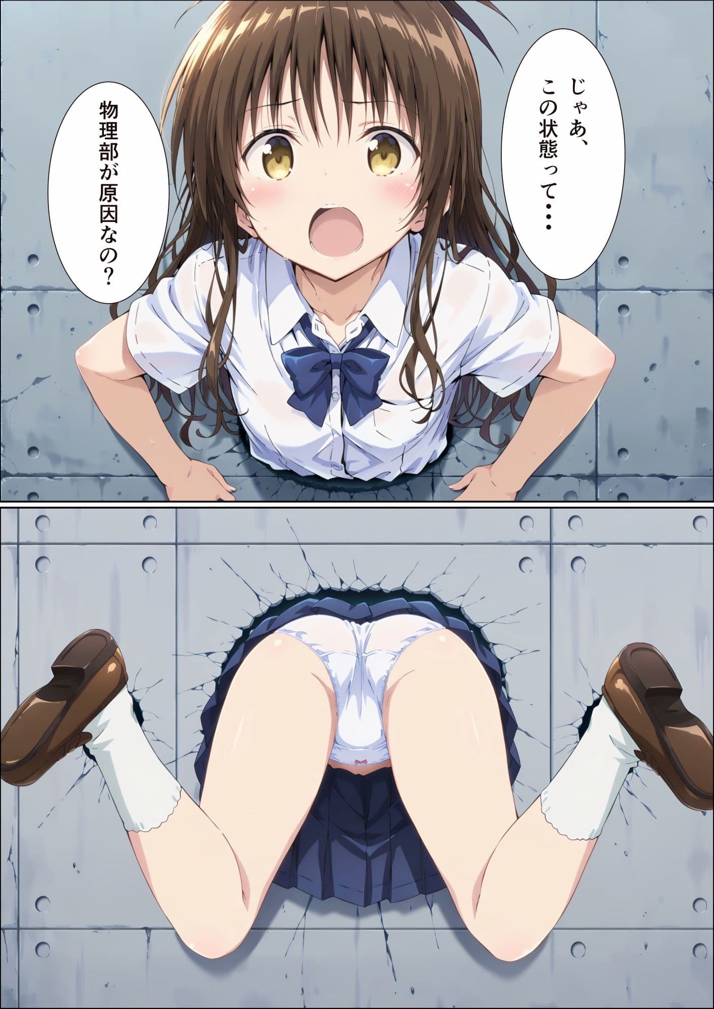 壁越しにエッチな物理実験をされる話！ サンプル 4