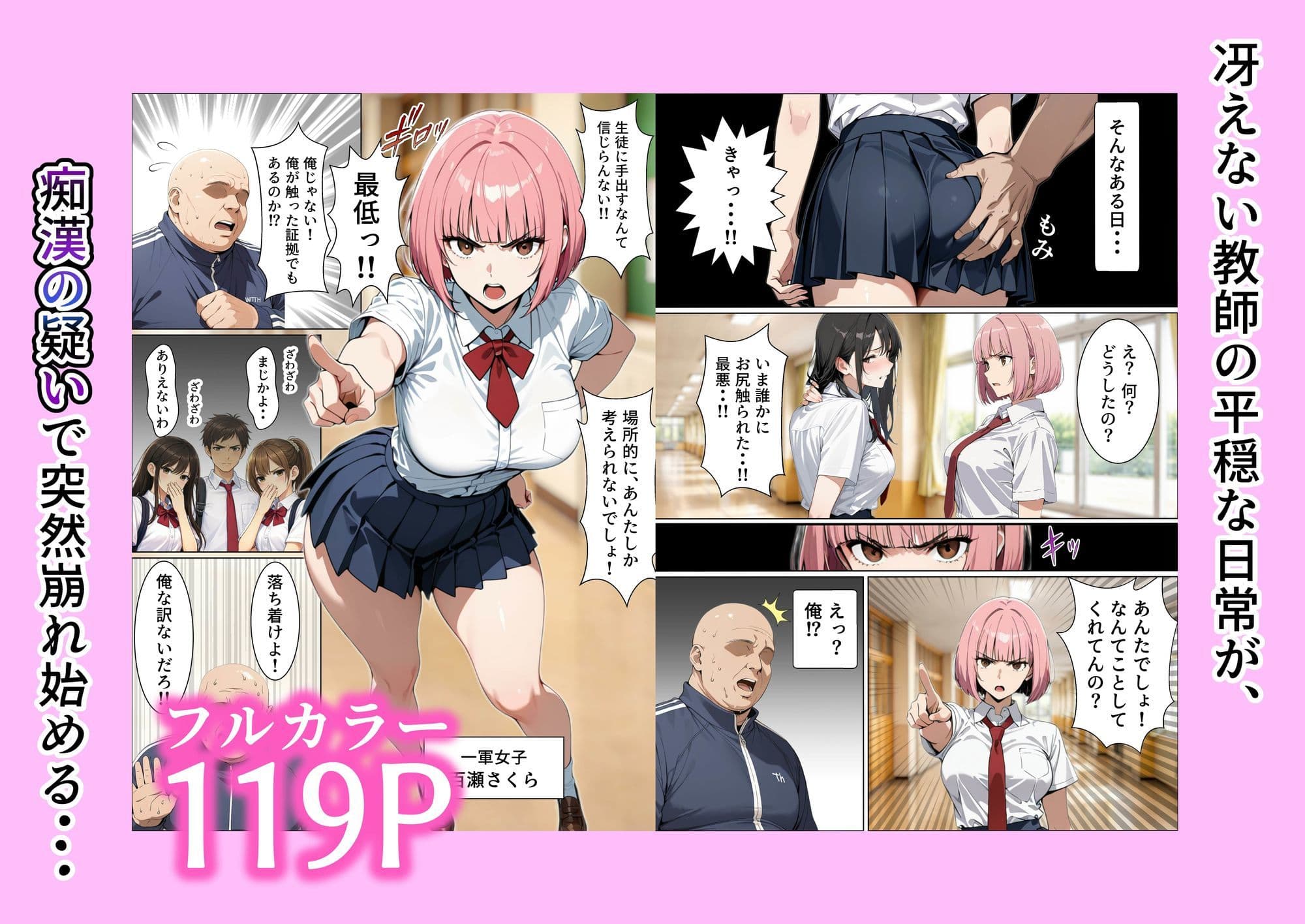 高圧的な一軍女子を乳首責めと強●フェラで分からせてアヘ顔ダブピ謝罪で快楽堕ちさせた話 サンプル 1