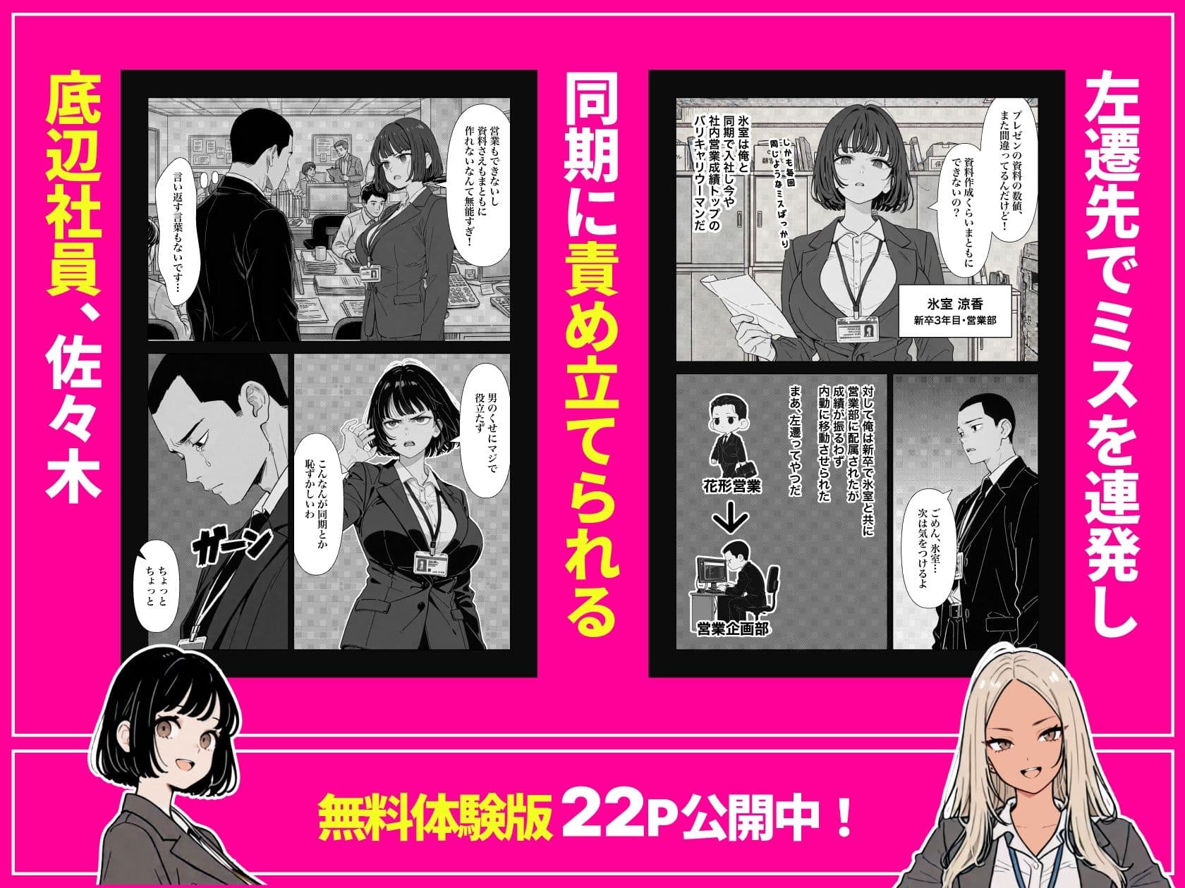 ◯◯しないと出れない部屋でパワハラ同期とアルハラ上司を性奴●にした物語 サンプル 2