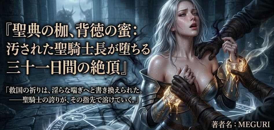 『聖典の枷、背徳の蜜:汚された聖騎士長が堕ちる三十一日間の絶頂』 サンプル 2