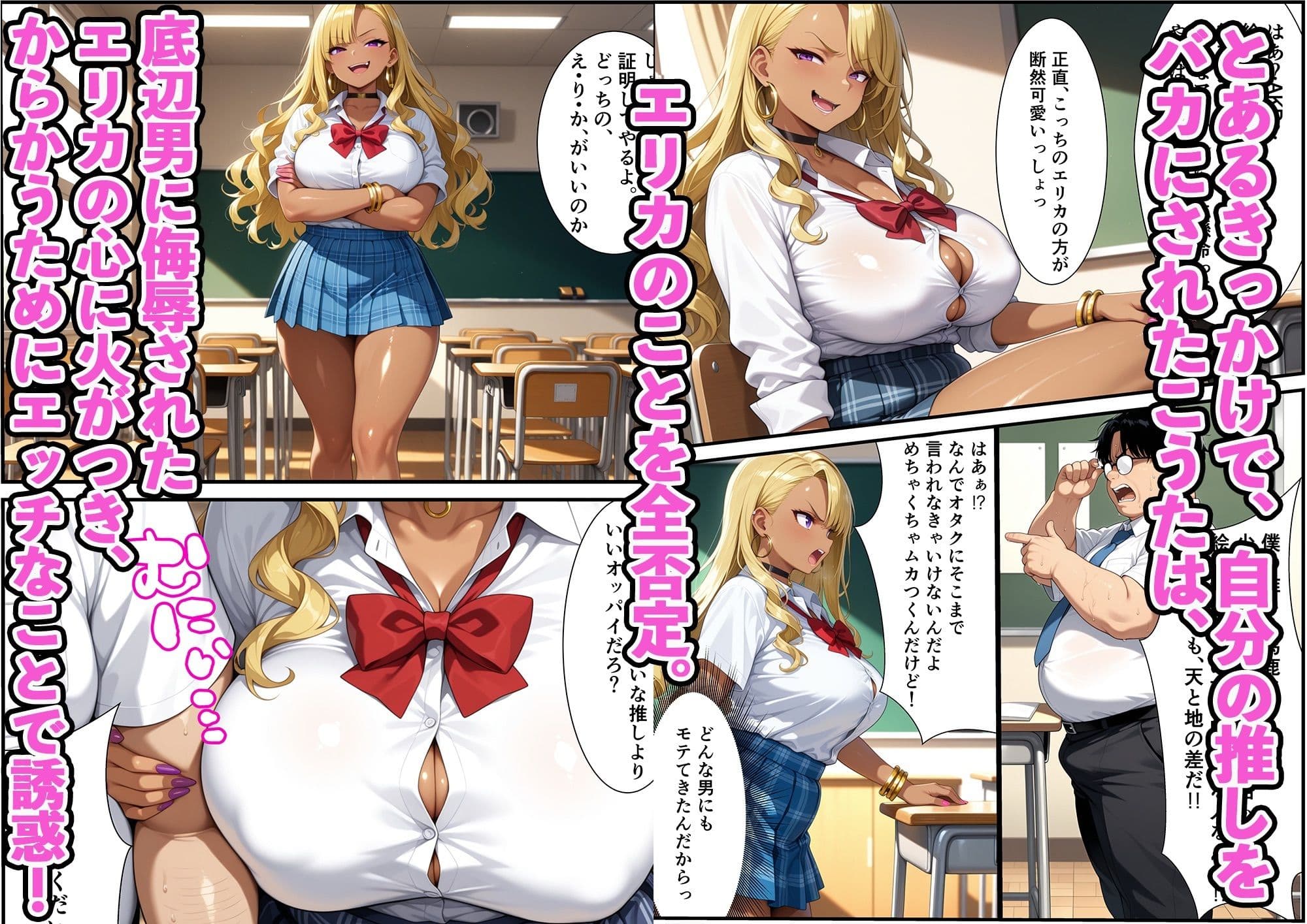 性欲強すぎるビッチなギャルが陰キャオタクに完堕ちする話 サンプル 3