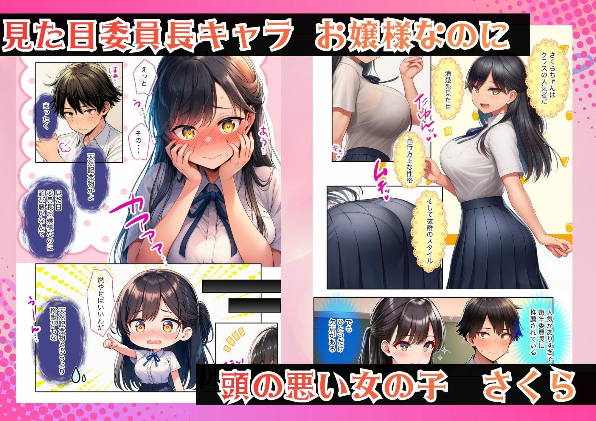 清楚で頭が悪くてエロマンガ大好きな彼女 サンプル 1
